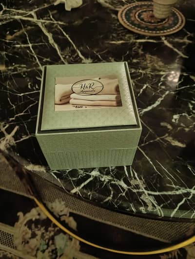 Gold Chronograph Brown Strap Watch