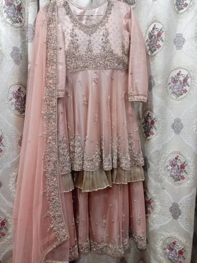 bridal /party wear heavy  work  ladies dress