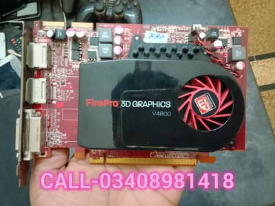 AMD FIRE PRO V4800 1GB DDR5 128Bit BRAND NEW CALL-03408981418