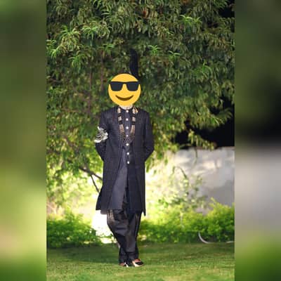 Black Sharwani