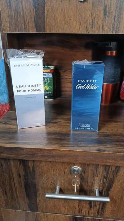 Issey Miyake and Cool water just box open