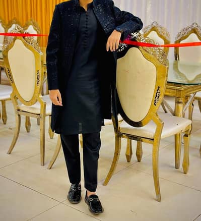 BOYS WEDDING LONG COAT SHERWANI STYLE