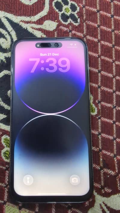 Iphone 14 pro max non pta purple color  128 gb