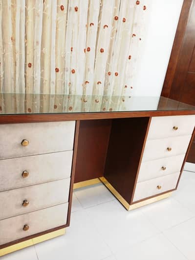 Wooden Bed Console Rack Italian design