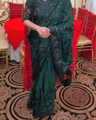 Beautiful Green color Saree for sale