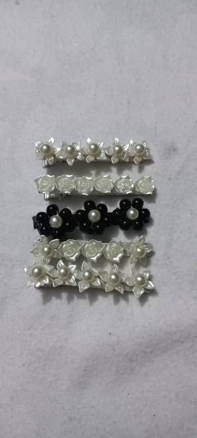 Floral pearl Hair clips & Flower bobby pins