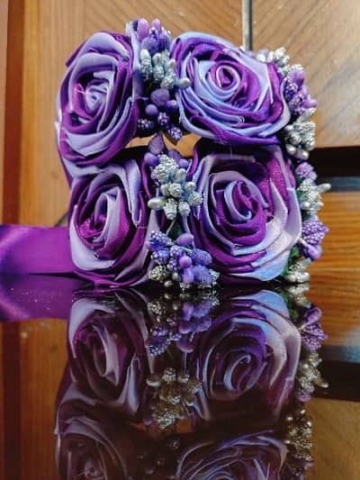 Ribbon flower gajras