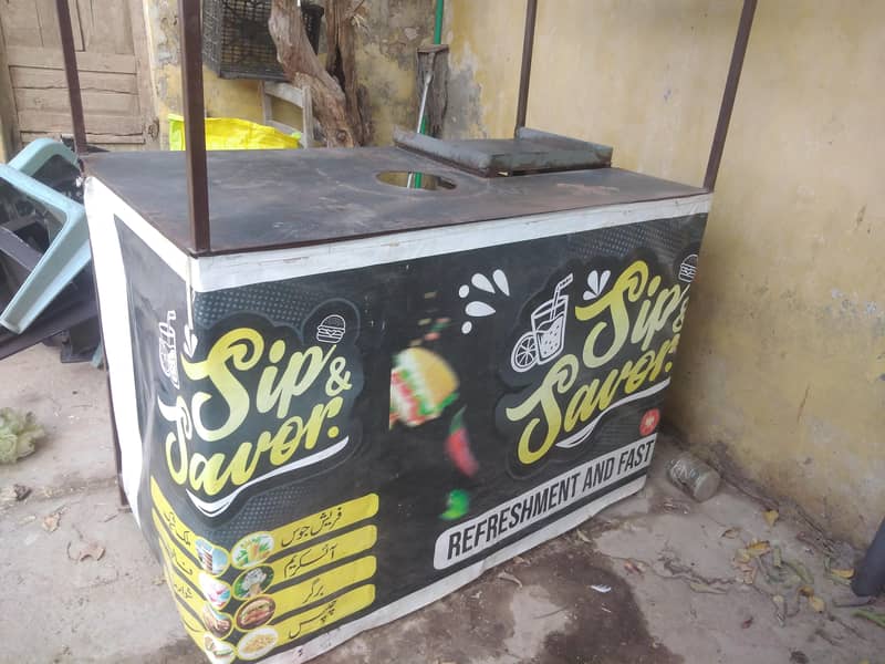 Burger shawarma counter 0