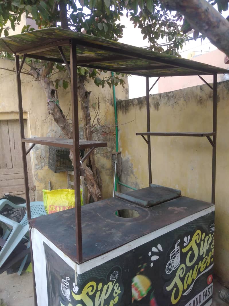 Burger shawarma counter 1