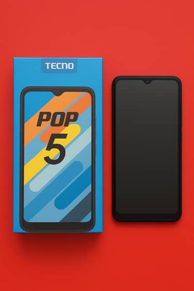 Tecno Pop 5 With Box Fresh Condition.