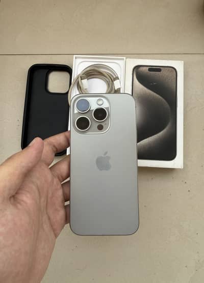 iPhone 15 pro PTA APPROVED with box