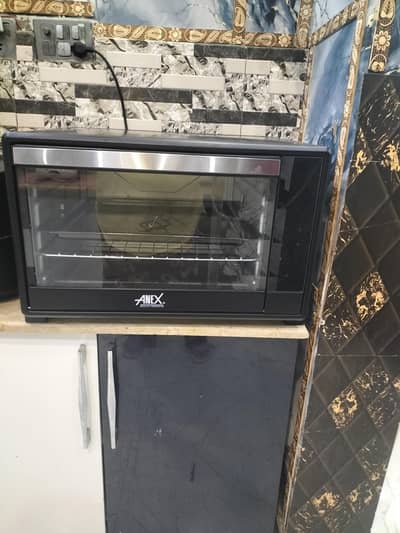 anex 60ltr baking oven toaster with rotisserie