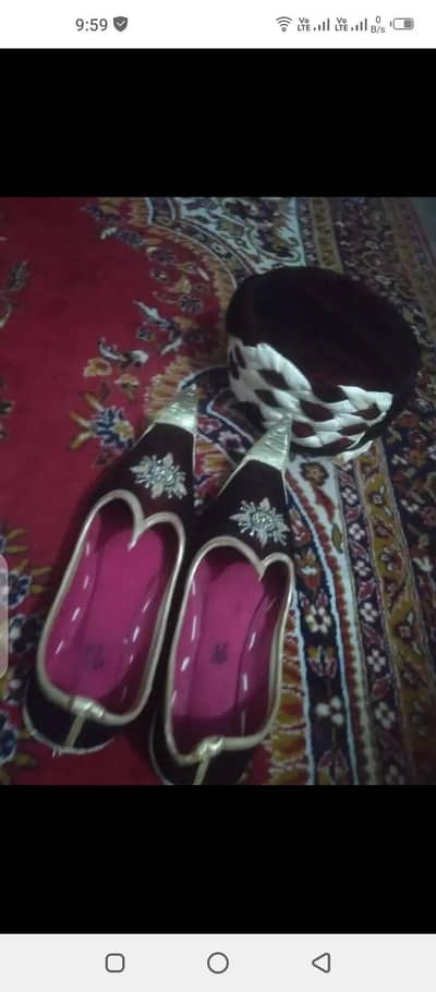 barat shewani with kulha and khussy