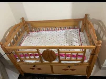 wooden Baby Cot
