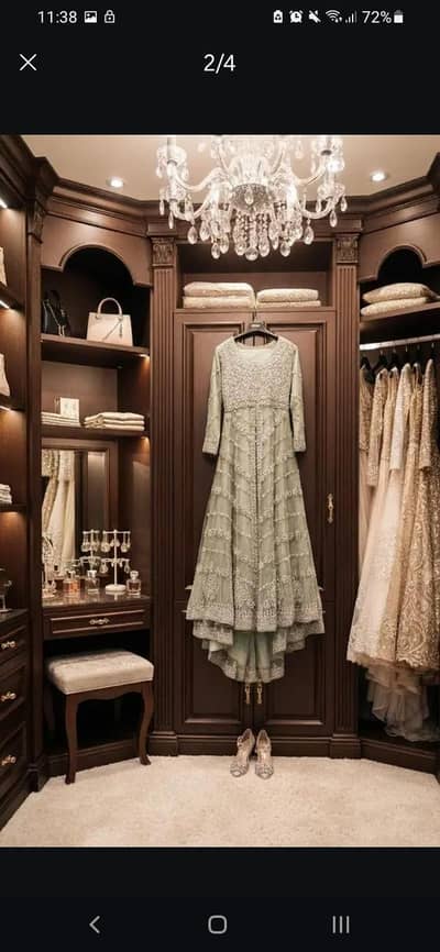 Walima Bridal Dress 4pc . . wore once for 3 hours