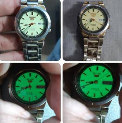 seiko 5 Automatic 21 jewels Radium Dial