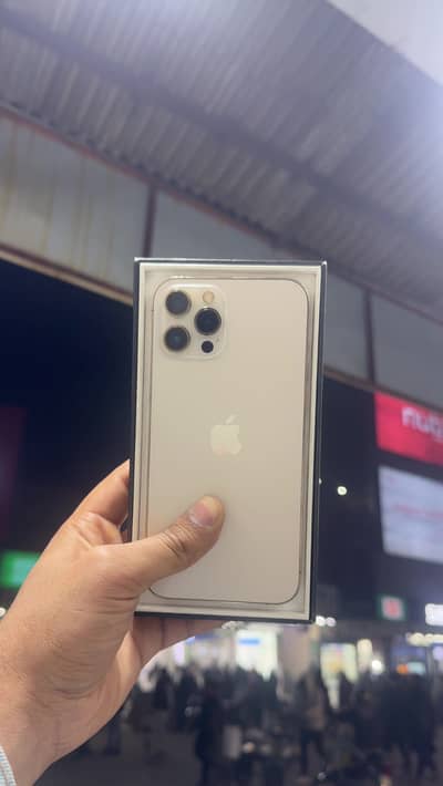 12 pro max 256gbs with box PTA approved