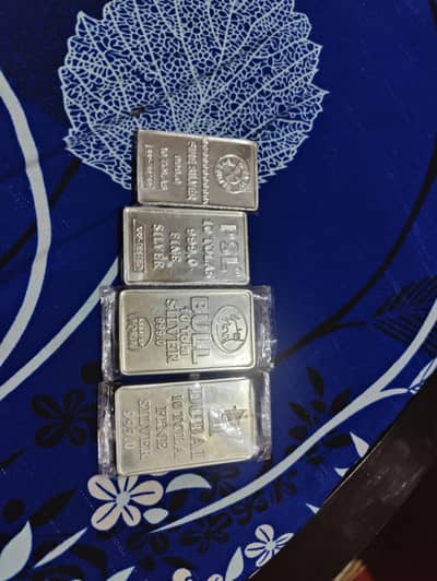 9 silver biscuits and 1kg silver bar Whatsapp 03219498592