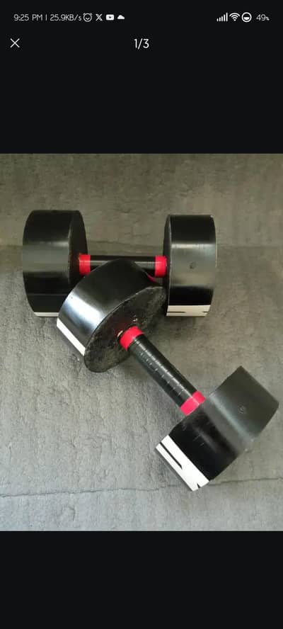 Dumbells Home Made