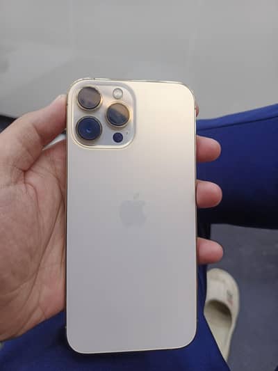 13 Pro Max 256 Gb l Dual Sim With BOx PtA Approved Gold