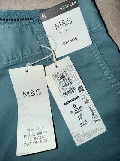 M&S Cotton Pants Girls