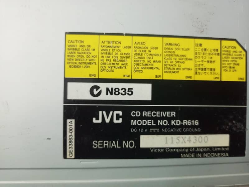 JVC CD player 0
