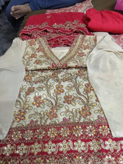 embroided shir dubara trouser