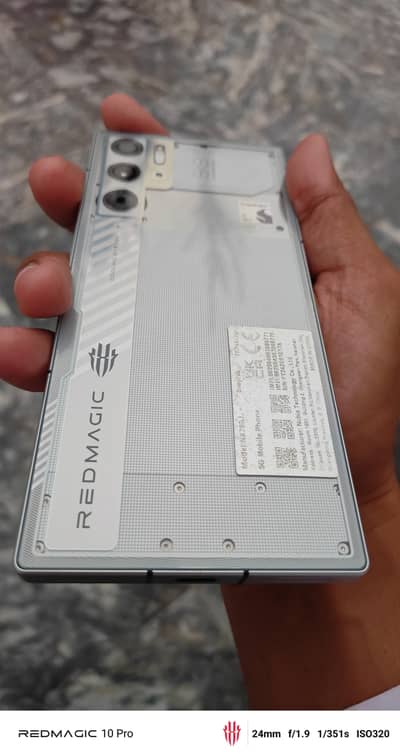 RedMagic 9S Pro – 16GB RAM | Snowfall Silver (Transparent) – Like New