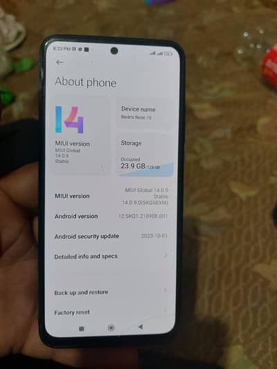 128gb dual sim official 5000 mAh with box