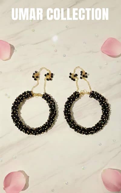 Custumized  cristal beads Gajras ,Braslets, bangles, lockets