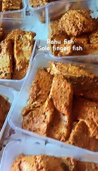 Marinated Ruho Fish