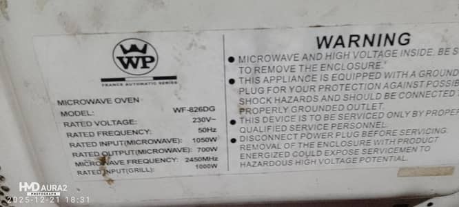 for Sale microwave oven