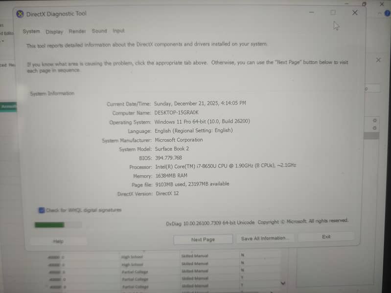 Microsoft surface book 2 3