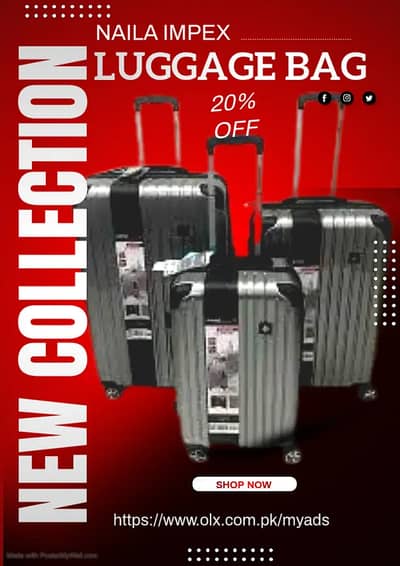 Luggage Bag SwissTech Traveling imported Suitecase TrollyBag Bagpack