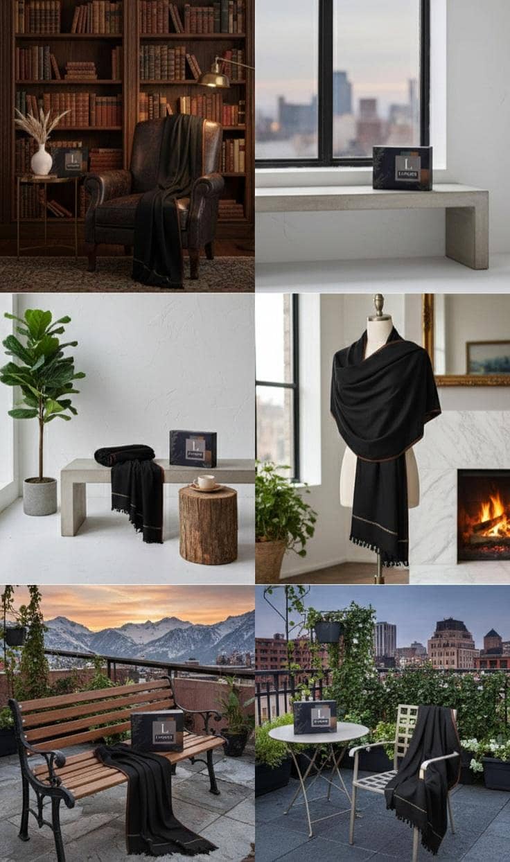 LUMIERE WOOL SHAWL 2