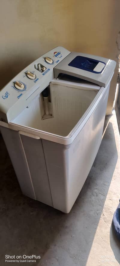 boss washing machine & dryer