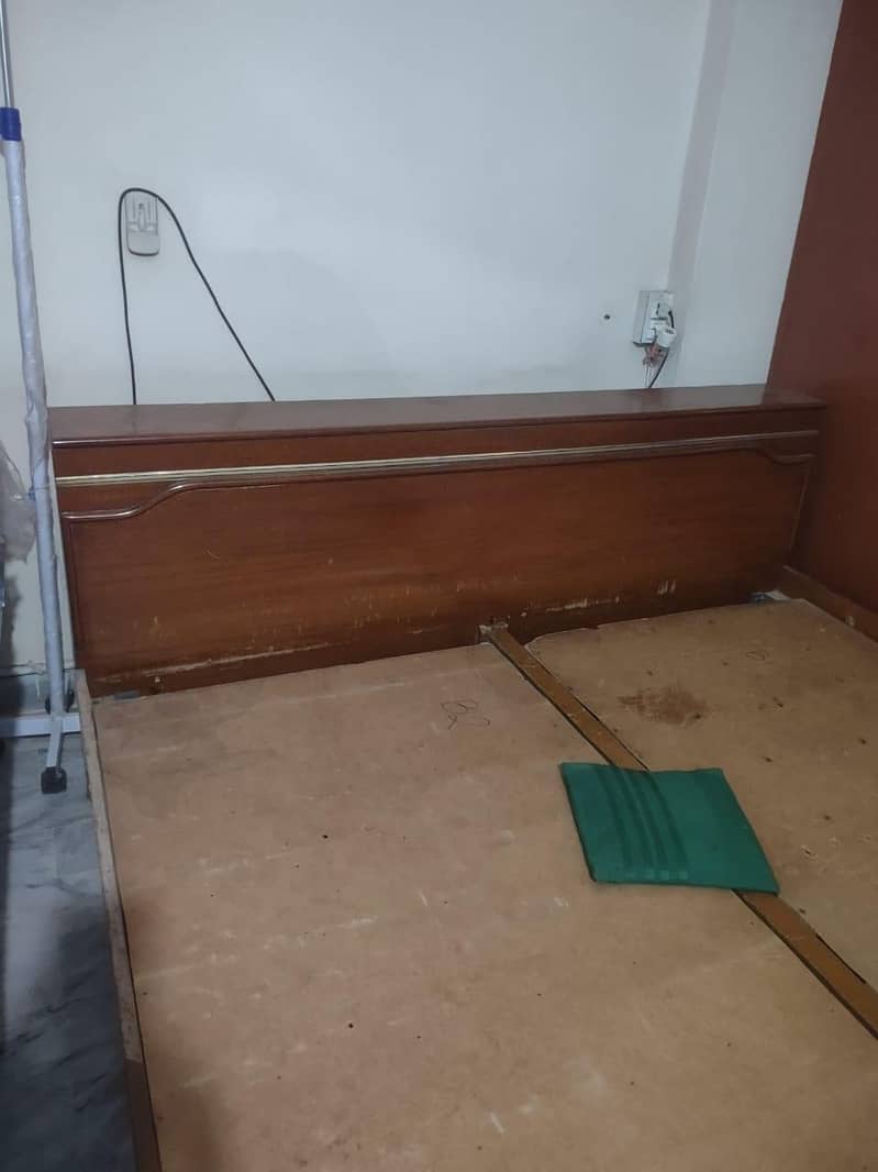 Solid bed with Mattress 4