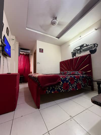 1bed fully furnished apartment available for rent location E11-2 Islamabad