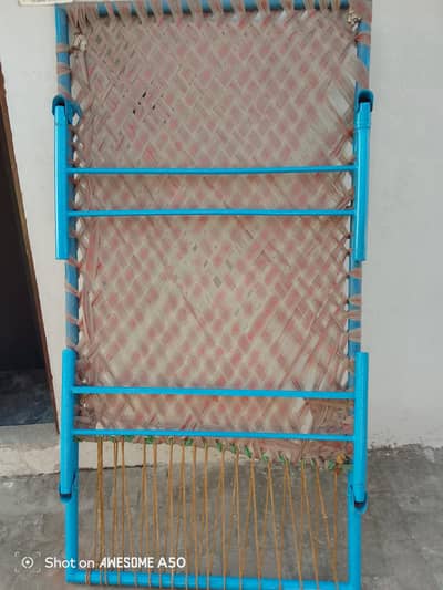 Strong Metal Charpai | Freshly painted | Good Condition