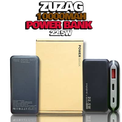 ZUZAG 10000MAH POWERBANK PD FAST CHARGING