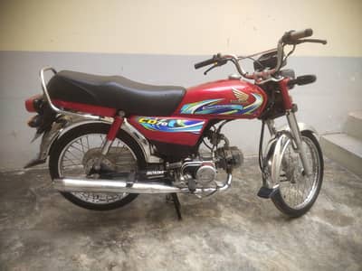 Honda cd70 2024 Punjab register 10/10 condition what'sapp 03099695041