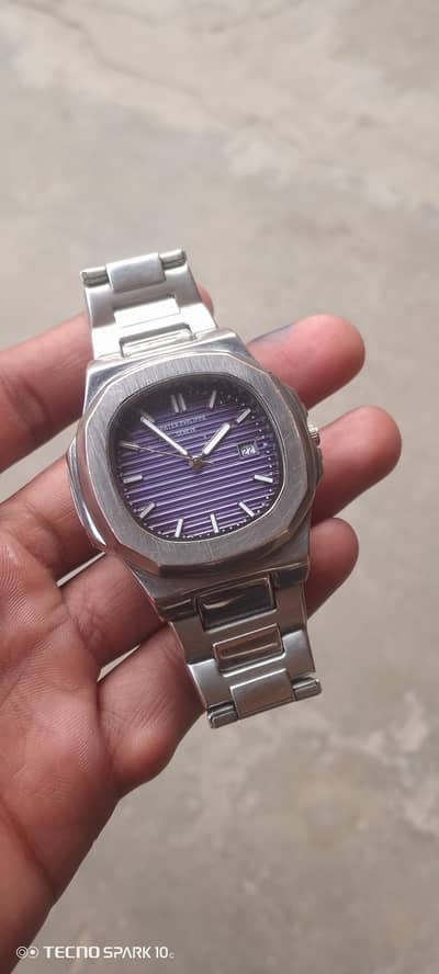 pp watch stainless steel with master lock