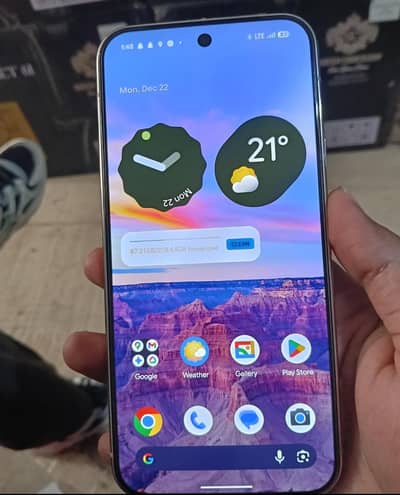 Google pixel 9 pro xl 16 /256 white color with box cable PTA Approved