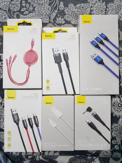 baseus brand travel charger cables