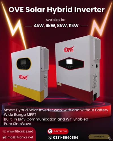 Solar hybrid inverter with battery