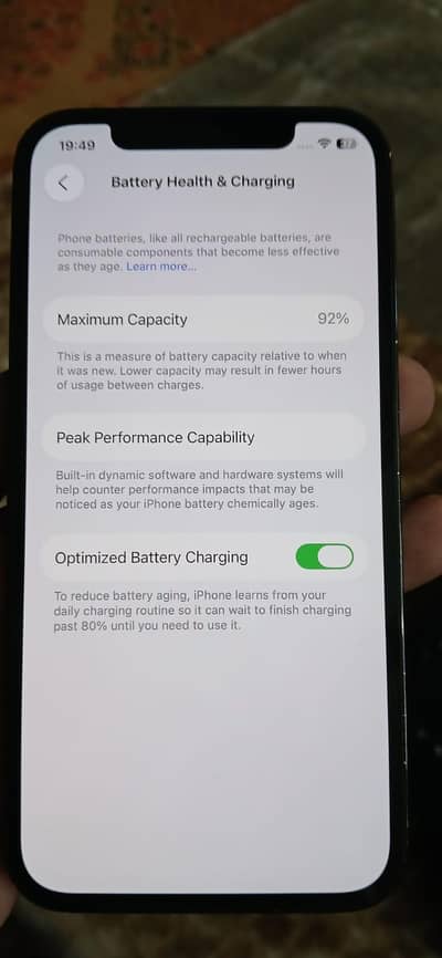 I phone 12 pro 128 gb pta approved totally original water pack