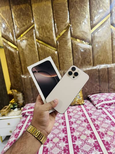 Iphone 16 pro max 256gb physical esim pta approved