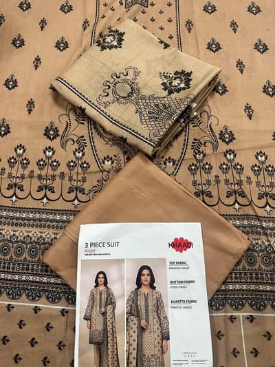 3pcs unstitched Suit