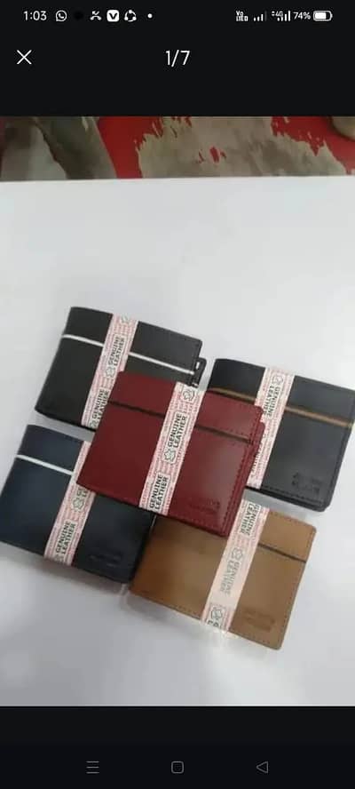 Original Leather Men Wallets | Multiple Colors Available