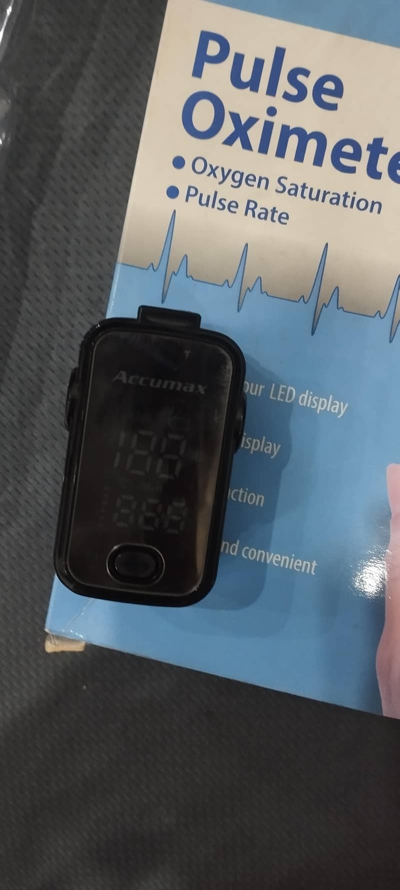accumax pulse oximeter 1